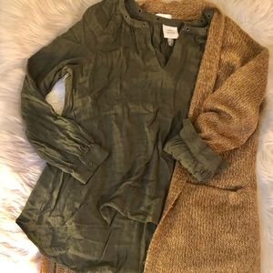 Knox Rose Olive Green Blouse